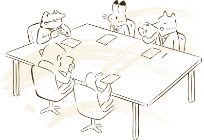 重要な会議・セミナーのシーン