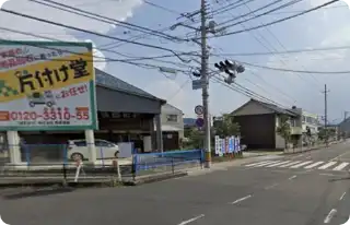 さらに進み、昭和町エリア付近で県道38号線方面へ直進します。