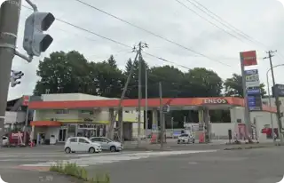 エネオスが目の前に出てきたら左折